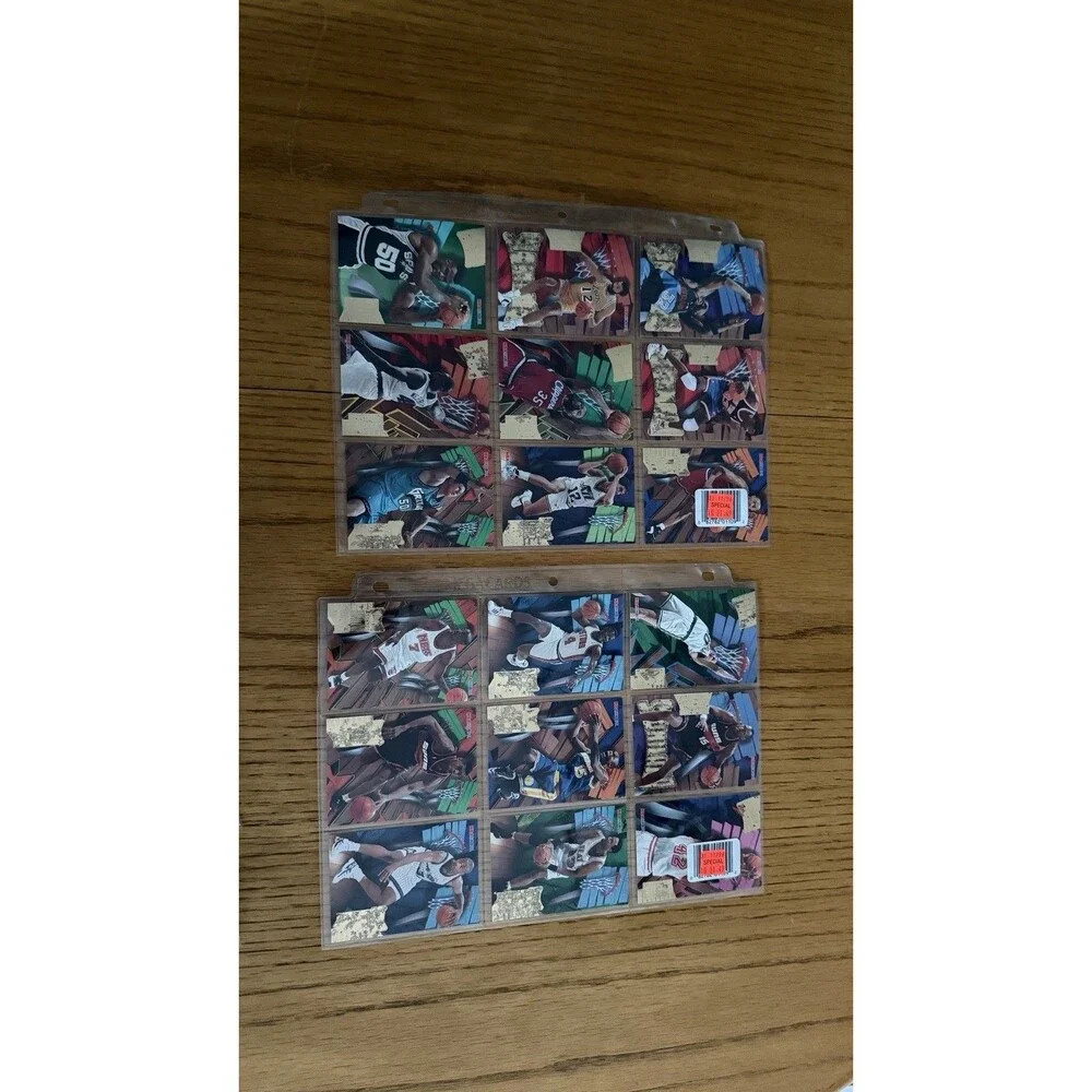 ‘95-96 Hoops Slamland Insert lot & Grant Hill Shaquille O’Neal Star 95 Cards